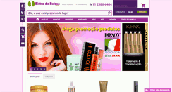 Desktop Screenshot of bistrodabeleza.com.br
